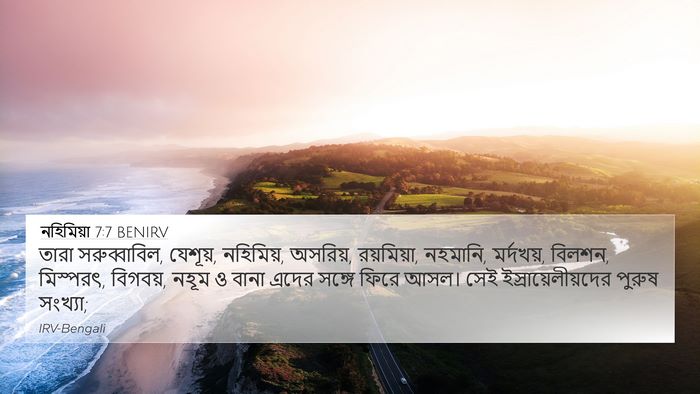 নহিমিয়া 7:7 BENIRV Bible Verse Image