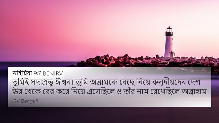 নহিমিয়া 9:7 BENIRV Bible Verse Image
