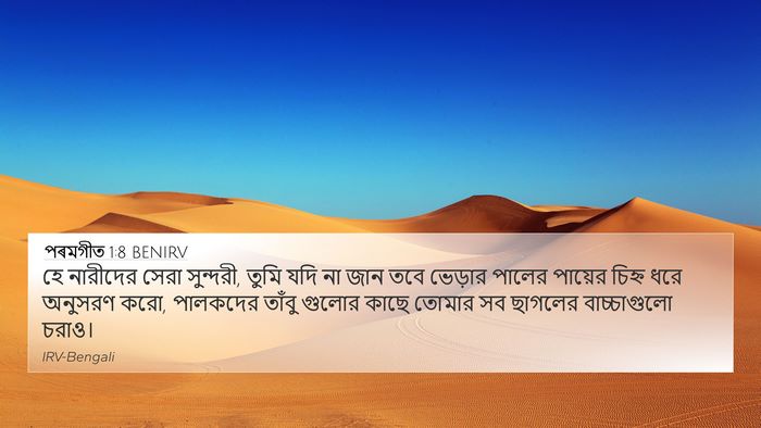 পৰমগীত 1:8 BENIRV Bible Verse Image