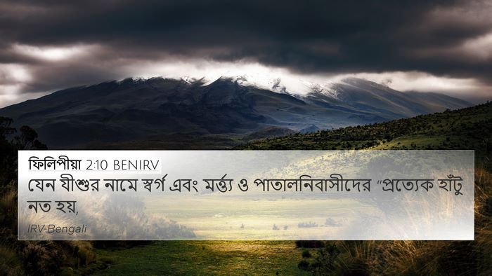 ফিলিপীয়া 2:10 BENIRV Bible Verse Image