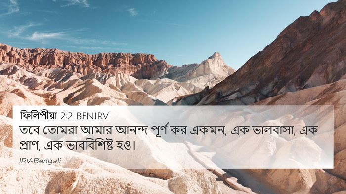 ফিলিপীয়া 2:2 BENIRV Bible Verse Image