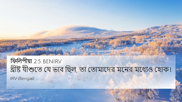 ফিলিপীয়া 2:5 BENIRV Bible Verse Image