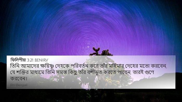 ফিলিপীয়া 3:21 BENIRV Bible Verse Image