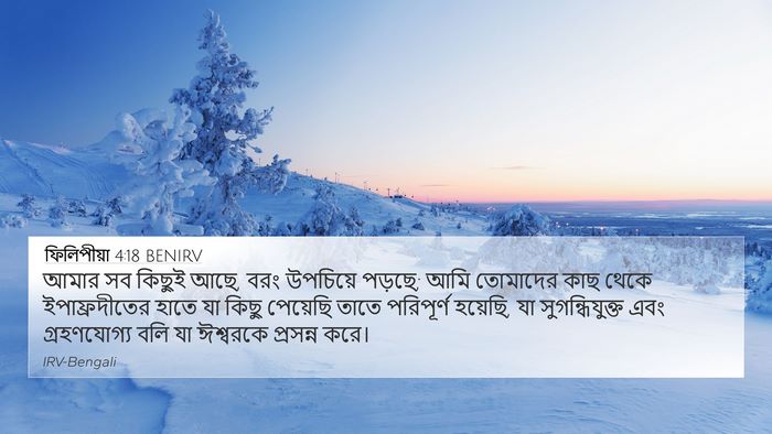 ফিলিপীয়া 4:18 BENIRV Bible Verse Image