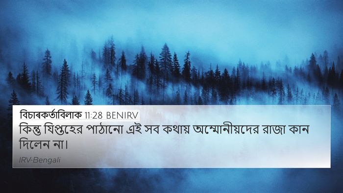 বিচাৰকর্তাবিলাক 11:28 BENIRV 4K Wallpaper - কিন্তু যিপ্তহের - 4K Wallpaper Bible Verse