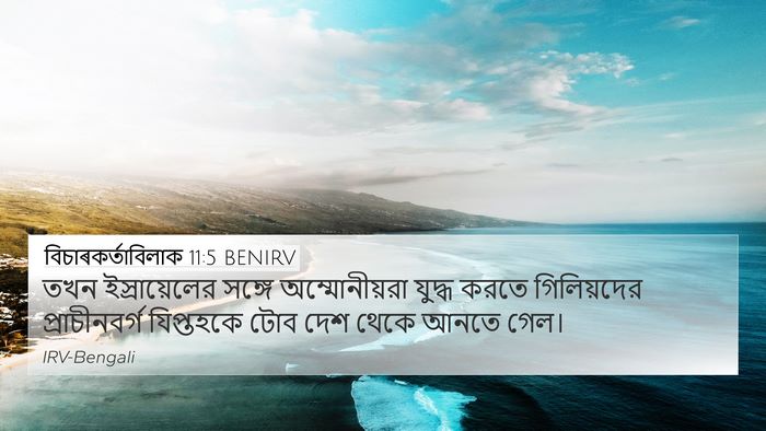 বিচাৰকর্তাবিলাক 11:5 BENIRV Bible Verse Image