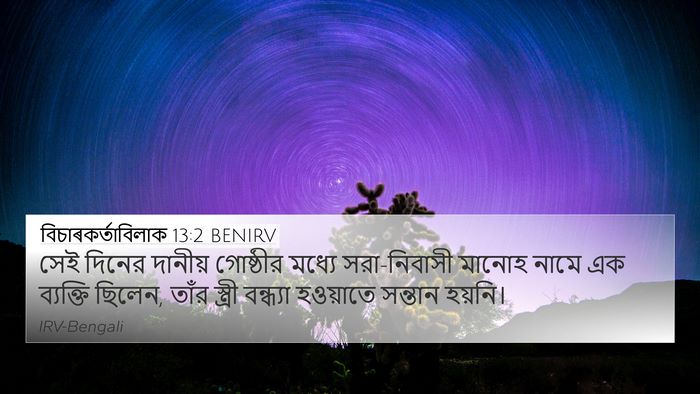 বিচাৰকর্তাবিলাক 13:2 BENIRV Bible Verse Image
