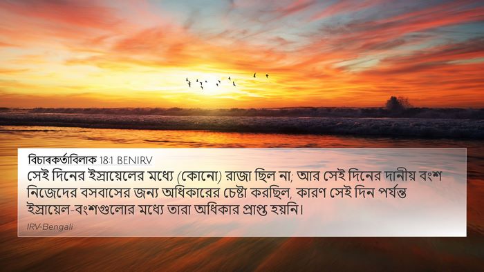 বিচাৰকর্তাবিলাক 18:1 BENIRV Bible Verse Image