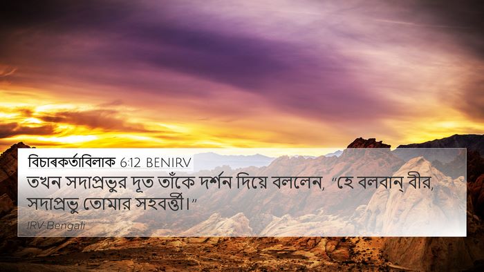 বিচাৰকর্তাবিলাক 6:12 BENIRV Bible Verse Image