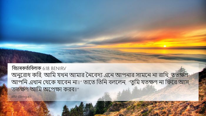 বিচাৰকর্তাবিলাক 6:18 BENIRV Bible Verse Image