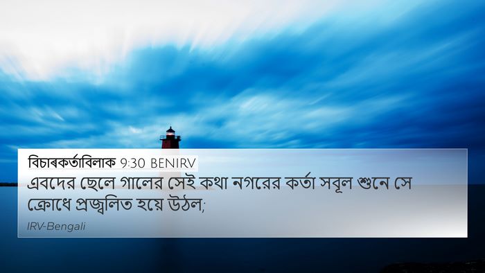 বিচাৰকর্তাবিলাক 9:30 BENIRV Bible Verse Image