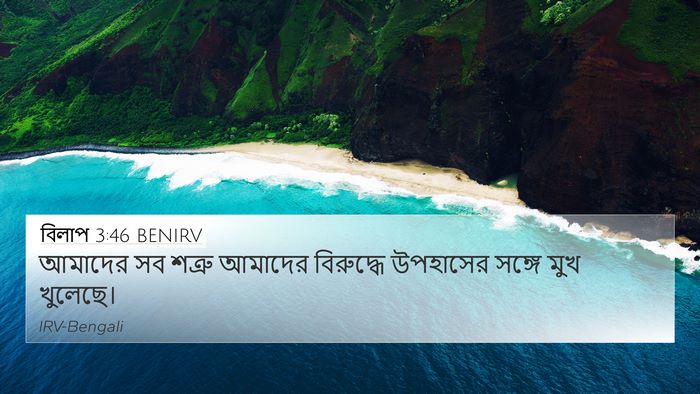 বিলাপ 3:46 BENIRV Bible Verse Image