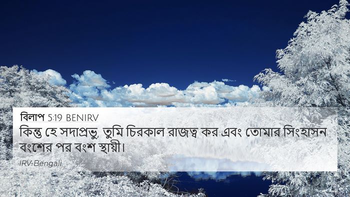 বিলাপ 5:19 BENIRV Bible Verse Image