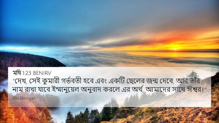 মথি 1:23 BENIRV Bible Verse Image