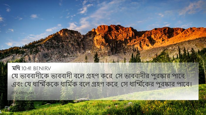 মথি 10:41 BENIRV Bible Verse Image