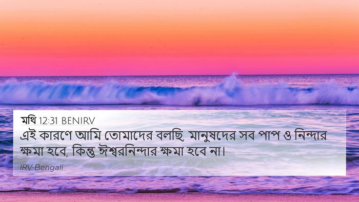 মথি 12:31 BENIRV Bible Verse Image