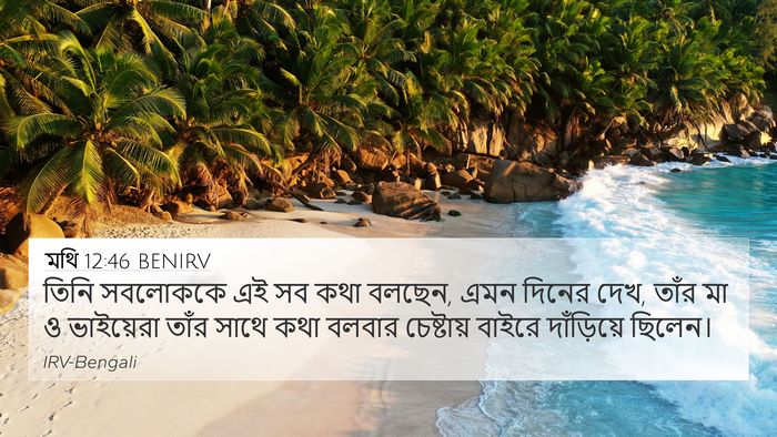 মথি 12:46 BENIRV Bible Verse Image