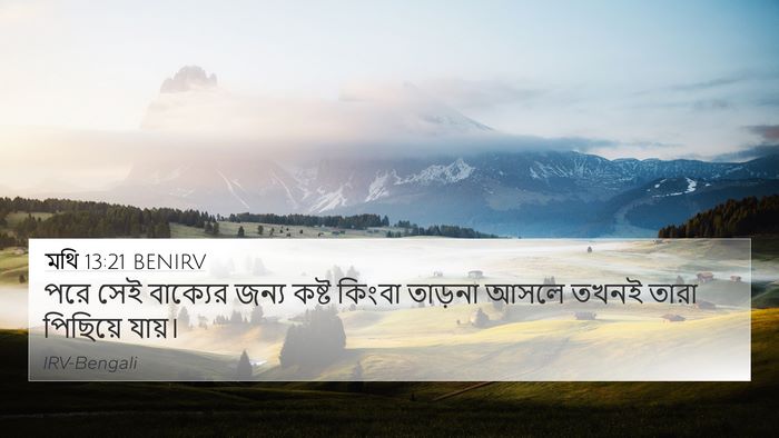 মথি 13:21 BENIRV Bible Verse Image