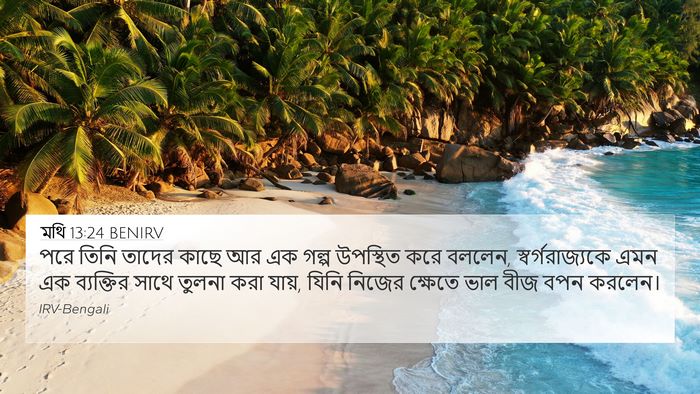 মথি 13:24 BENIRV Bible Verse Image