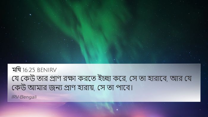 মথি 16:25 BENIRV Bible Verse Image
