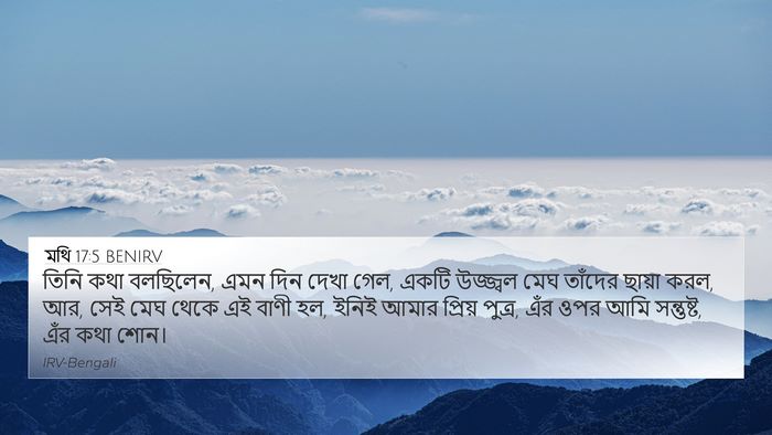 মথি 17:5 BENIRV Bible Verse Image