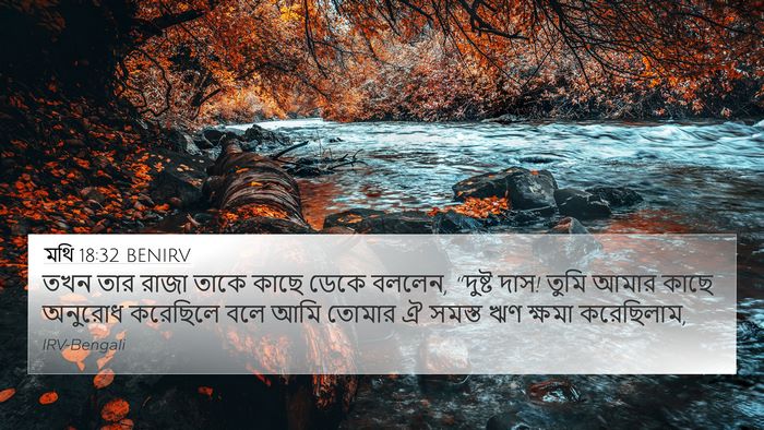 মথি 18:32 BENIRV 4K Wallpaper - তখন তার রাজা তাকে - 4K Wallpaper Bible Verse