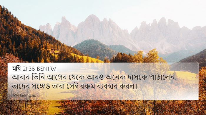 মথি 21:36 BENIRV Bible Verse Image