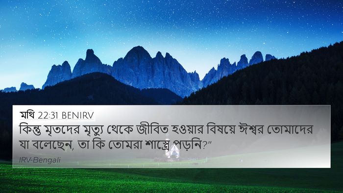 মথি 22:31 BENIRV Bible Verse Image