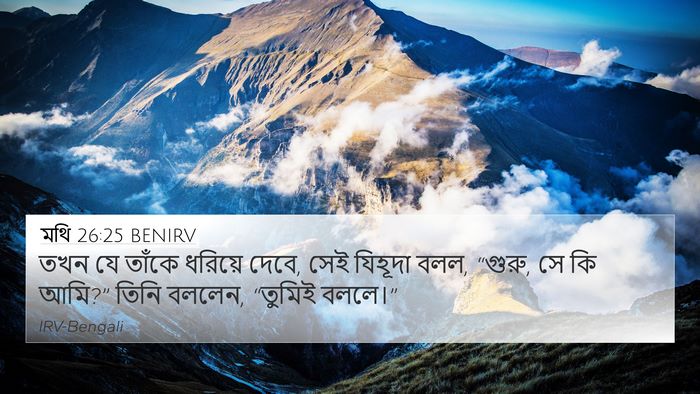 মথি 26:25 BENIRV Bible Verse Image