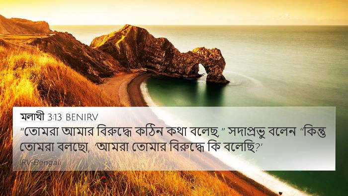 মলাখী 3:13 BENIRV Bible Verse Image
