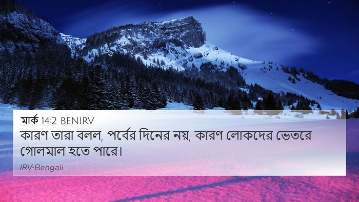 মার্ক 14:2 BENIRV Bible Verse Image