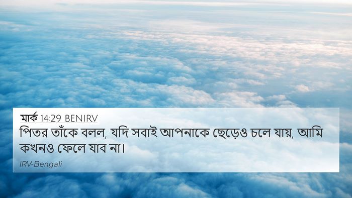 মার্ক 14:29 BENIRV Bible Verse Image