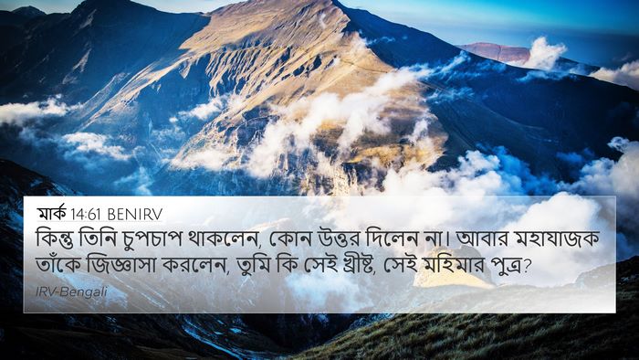 মার্ক 14:61 BENIRV Bible Verse Image