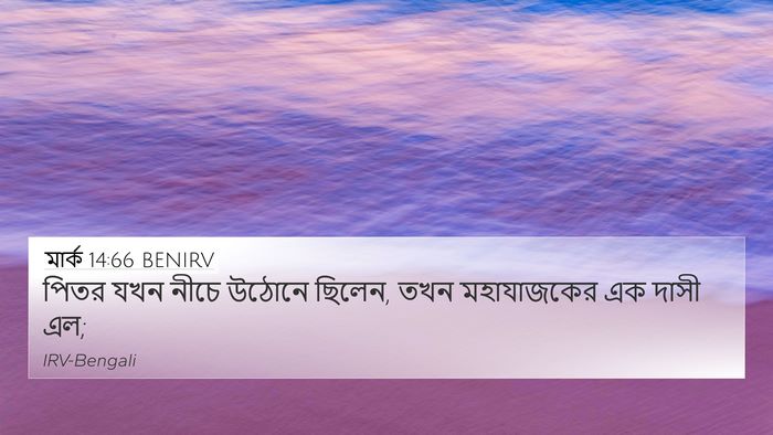 মার্ক 14:66 BENIRV Bible Verse Image