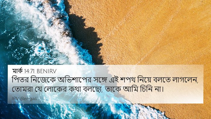 মার্ক 14:71 BENIRV Bible Verse Image