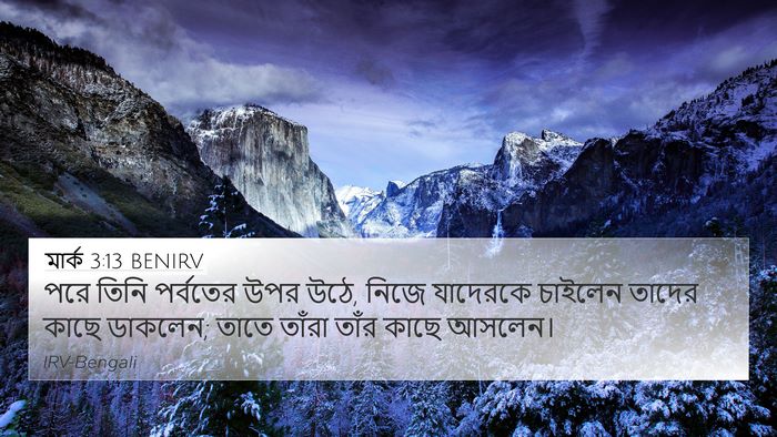 মার্ক 3:13 BENIRV Bible Verse Image