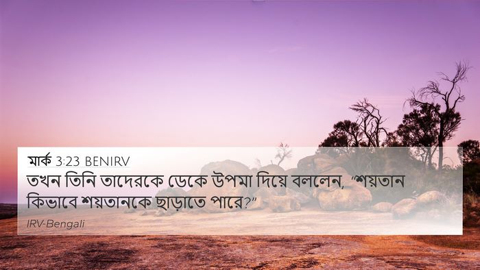 মার্ক 3:23 BENIRV Bible Verse Image