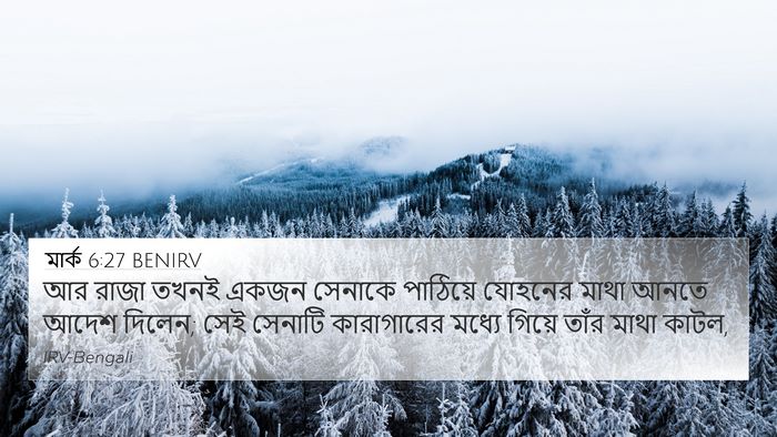 মার্ক 6:27 BENIRV Bible Verse Image