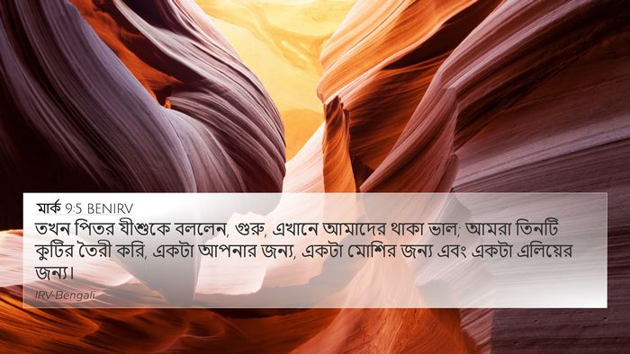 মার্ক 9:5 BENIRV Bible Verse Image