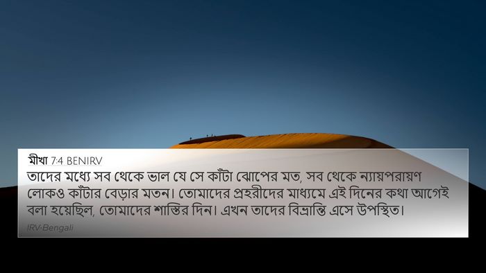 মীখা 7:4 BENIRV Bible Verse Image
