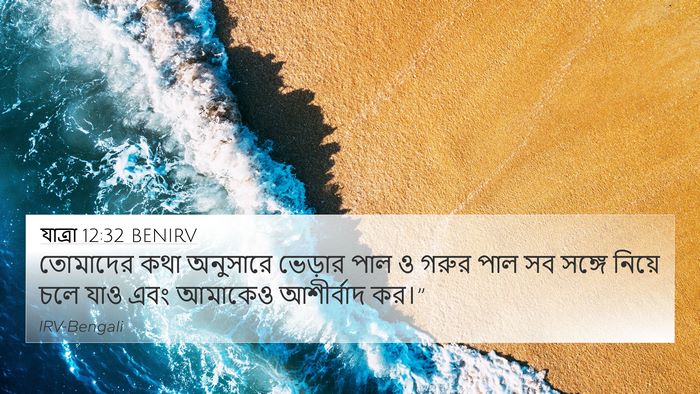 যাত্ৰা 12:32 BENIRV Bible Verse Image