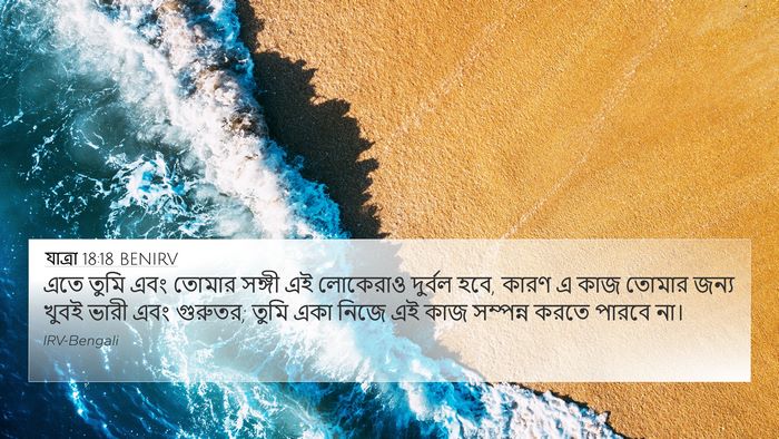 যাত্ৰা 18:18 BENIRV Bible Verse Image