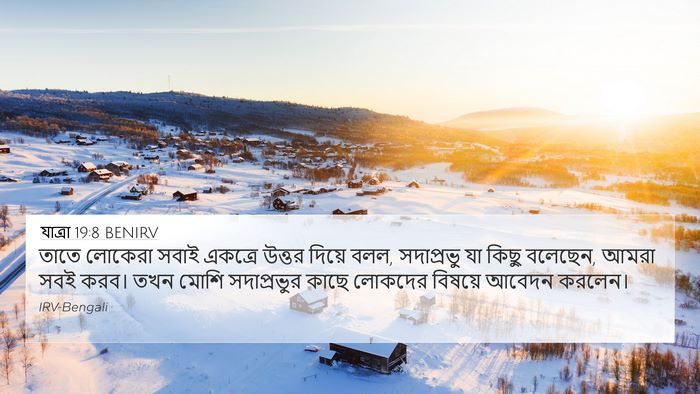 যাত্ৰা 19:8 BENIRV Bible Verse Image
