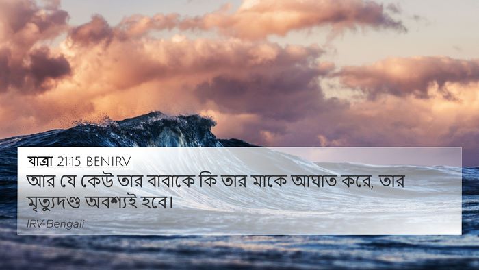 যাত্ৰা 21:15 BENIRV Bible Verse Image