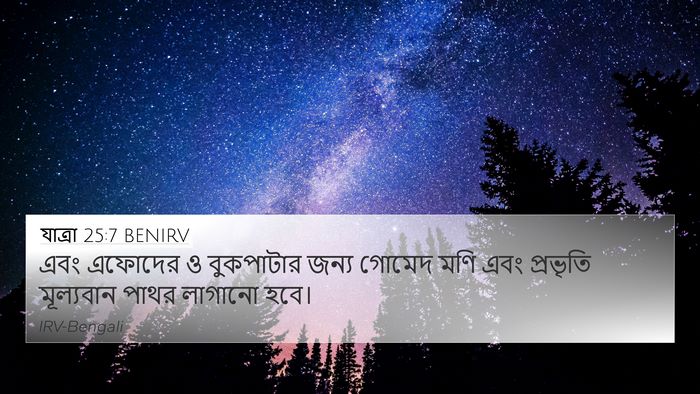 যাত্ৰা 25:7 BENIRV Bible Verse Image