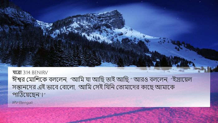 যাত্ৰা 3:14 BENIRV Bible Verse Image