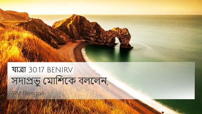 যাত্ৰা 30:17 BENIRV 4K Wallpaper - সদাপ্রভু মোশিকে - 4K Wallpaper Bible Verse