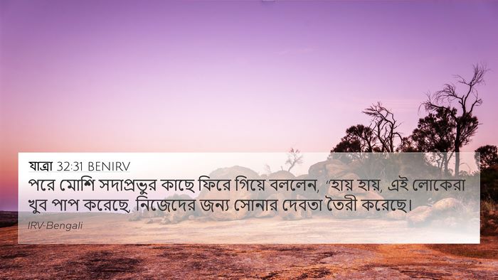যাত্ৰা 32:31 BENIRV Bible Verse Image