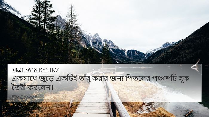 যাত্ৰা 36:18 BENIRV Bible Verse Image