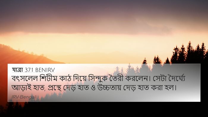 যাত্ৰা 37:1 BENIRV Bible Verse Image